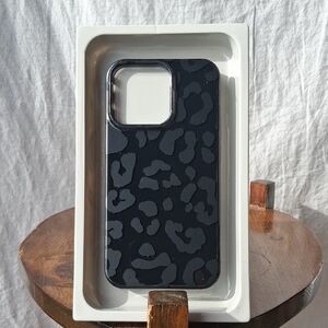 Heyday Black and Gray Leopard Print Phone Case Iphone 13 Pro